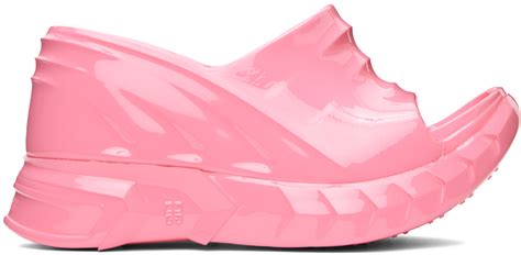 givenchy pink jelly sandals.